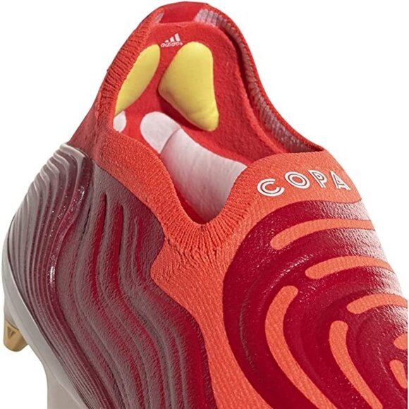 adidas Copa Sense+ Soft Ground Cleat - Mens Soccer Red-White-Solar Red Size 6.5